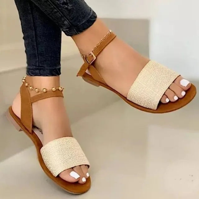 GlamourStep Sandali da Donna 2024 di Alta Qualità con Fibbia Singola