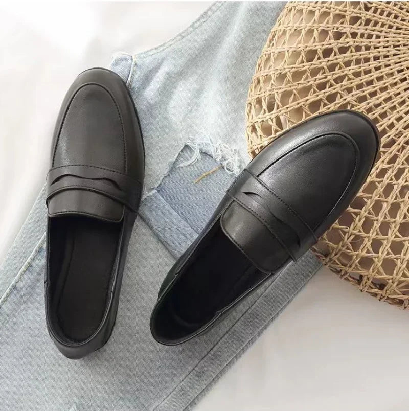 The Elegant Ferret Leather Loafers