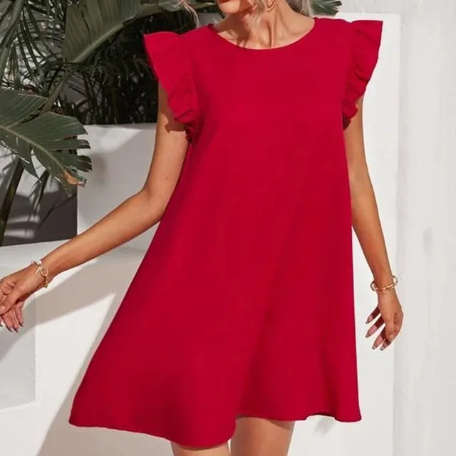 Abito Sexy Donna Primavera/Estate Soleggiato: Stile alla Moda e Trendy