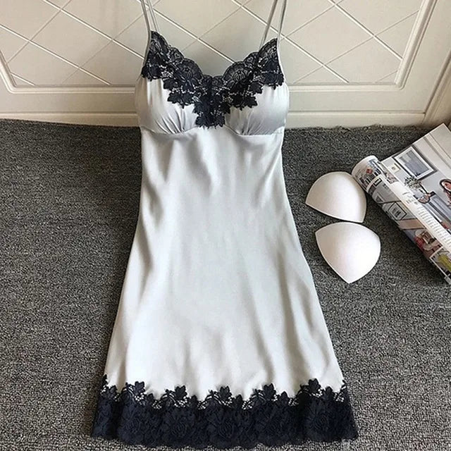 Stella Zijden Camicia da Notte per Notti Estive