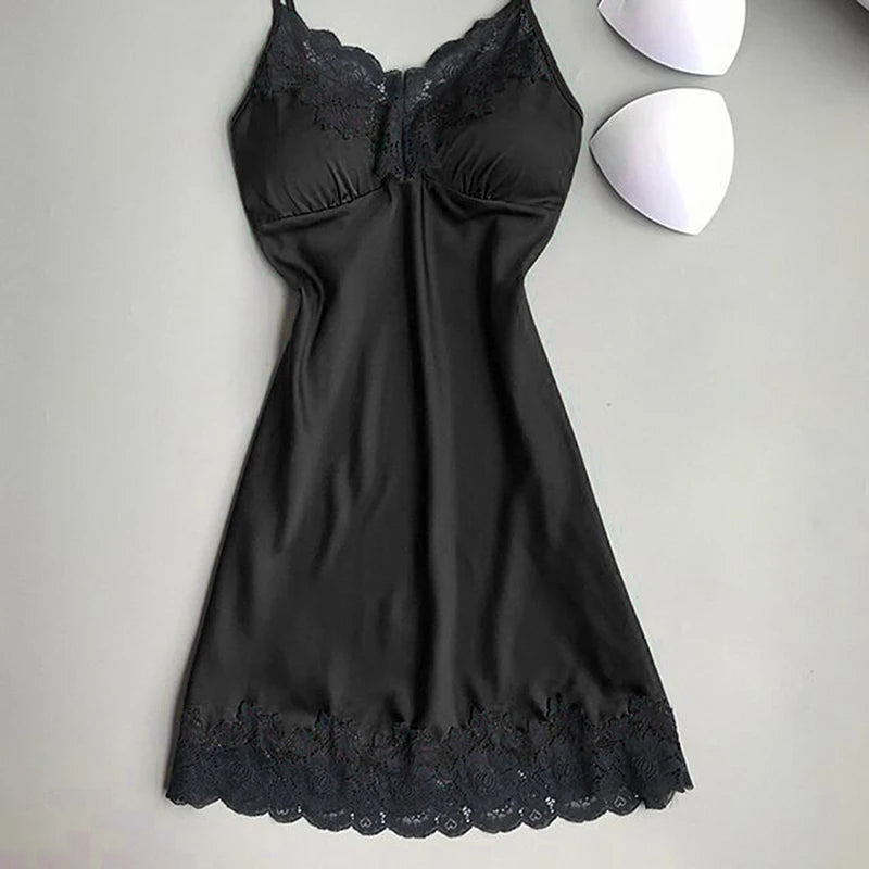Stella Zijden Camicia da Notte per Notti Estive