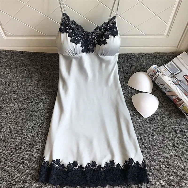 Stella Zijden Camicia da Notte per Notti Estive