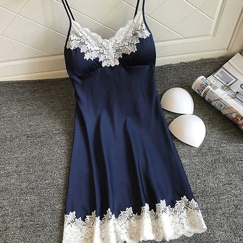 Stella Zijden Camicia da Notte per Notti Estive