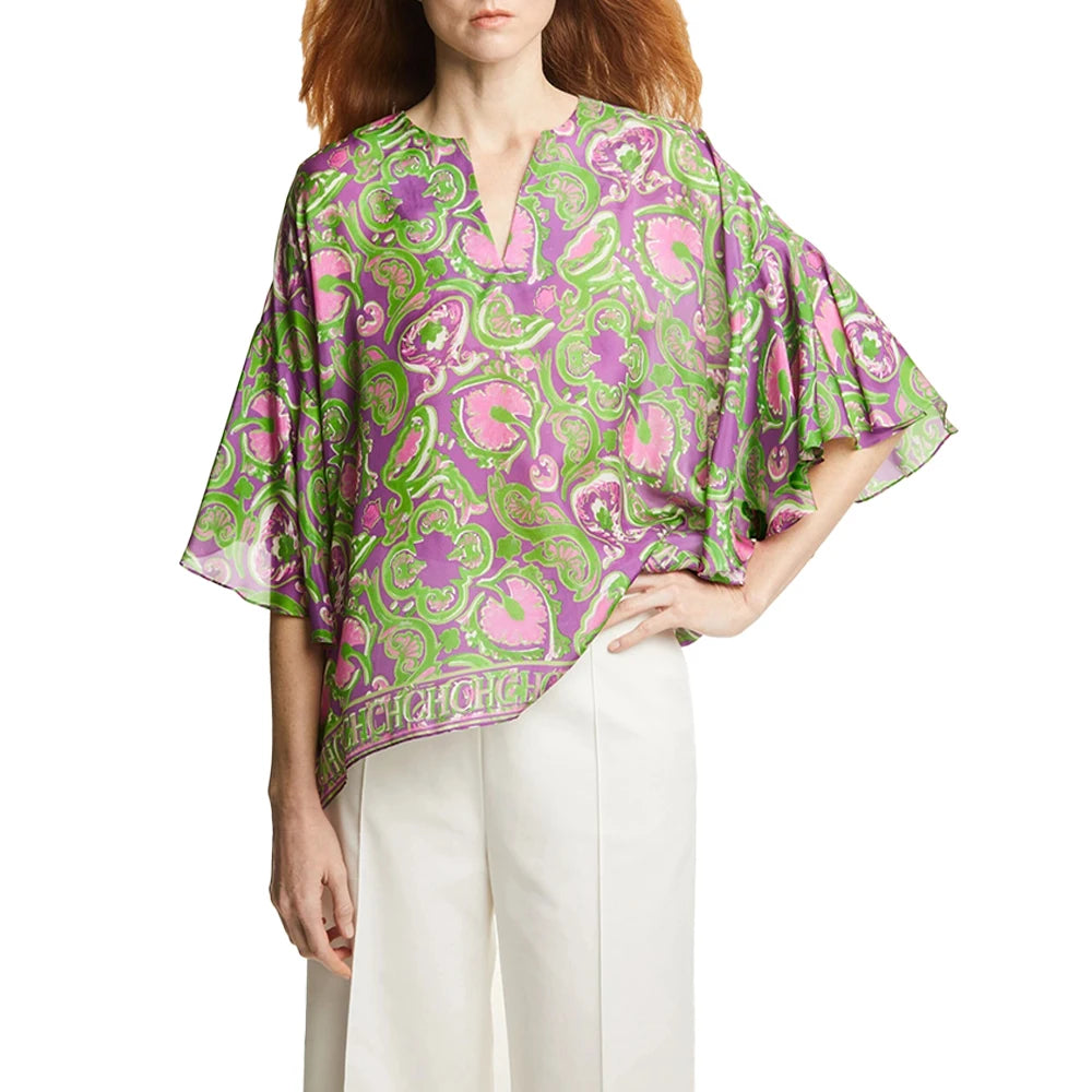 Glimmende Zon Vintage Blouse