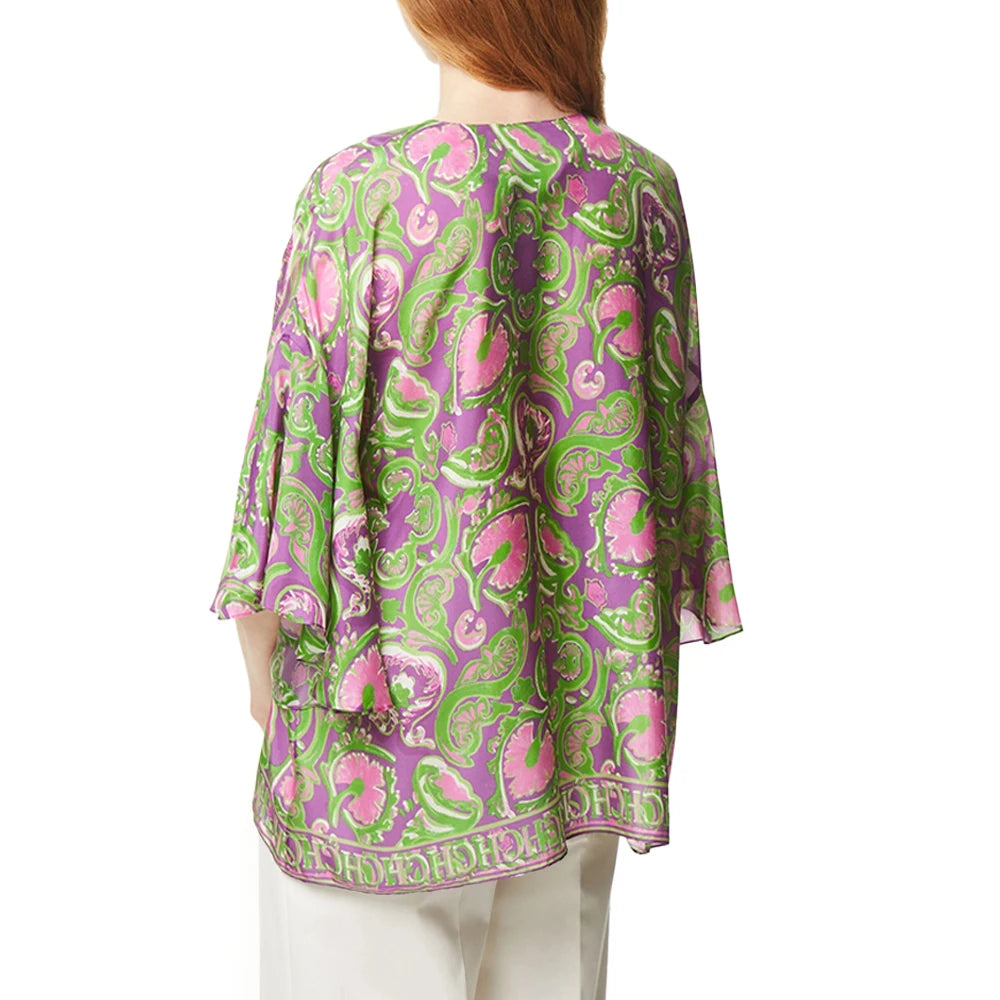 Glimmende Zon Vintage Blouse