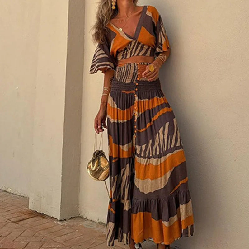 Bohemian Glow V-Hals Set