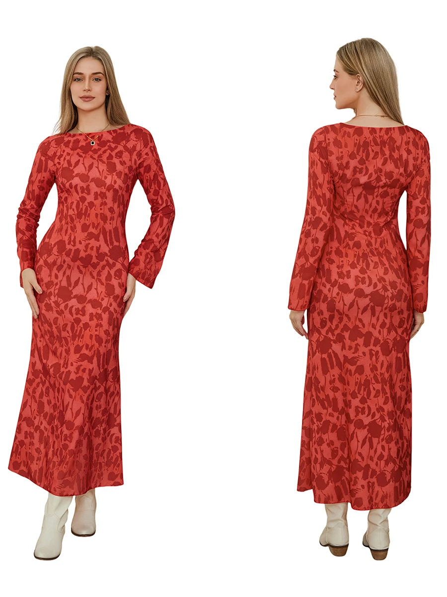 Your Lifestyle Zebra Print Long Dress