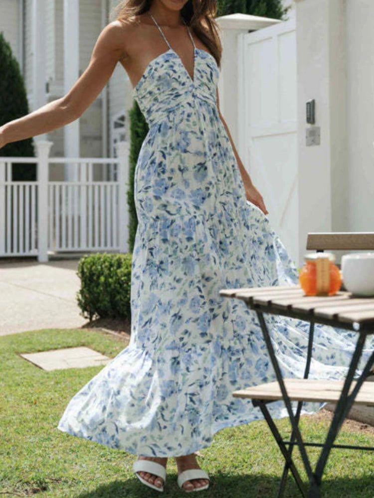 Zomerse Pracht Boho Halterjurk