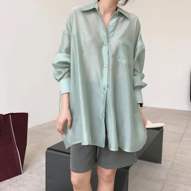 Sommerliche lockere Bluse für Damen