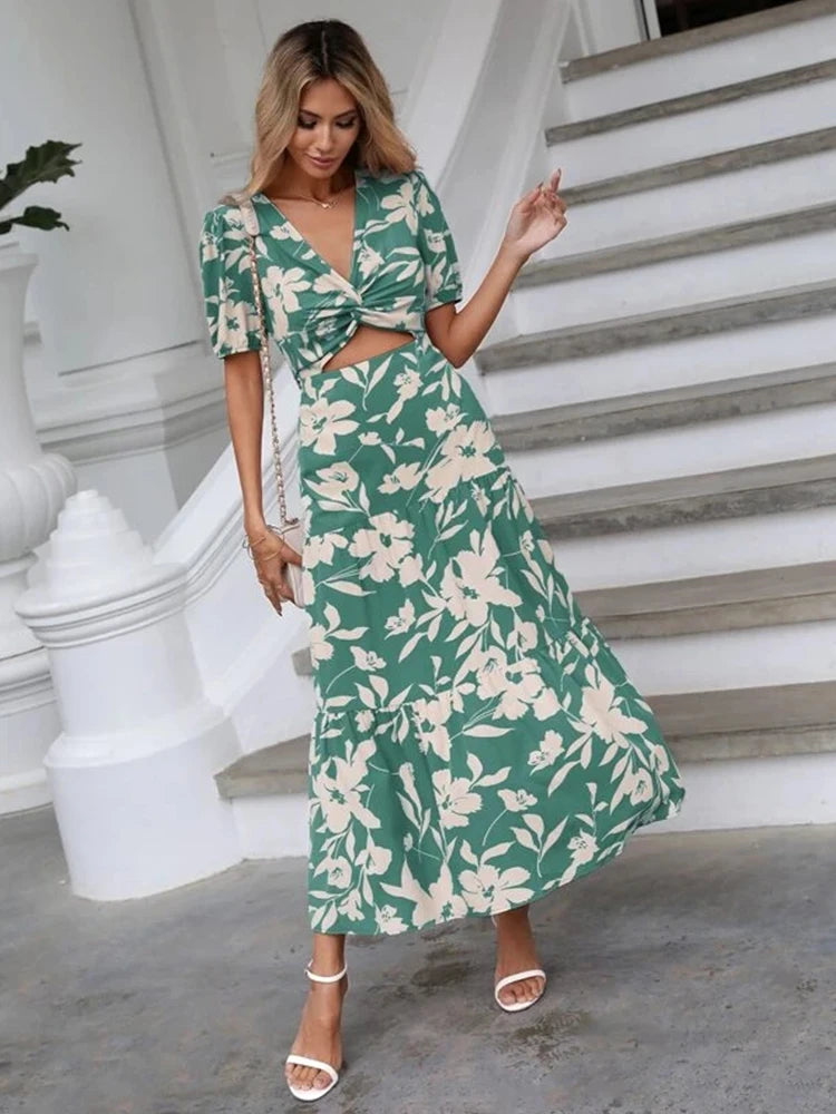 Zomerjurk met Bloemenpatroon  van LuxeFlair