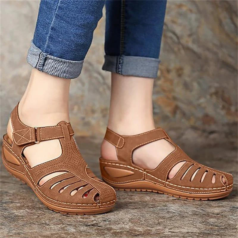 Zomer Sandalen voor Vrouwen met Lage Hakken