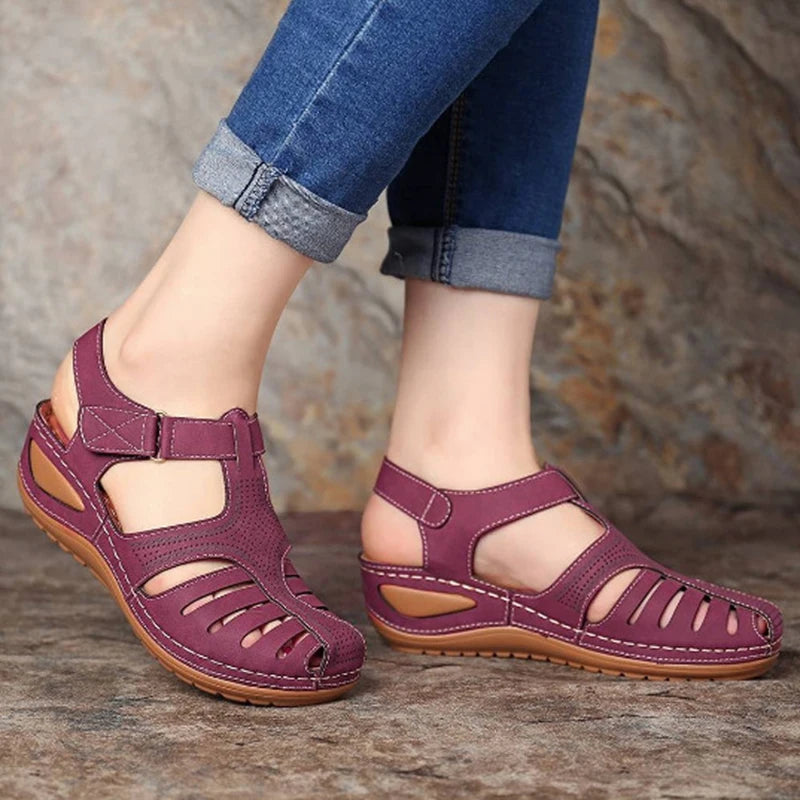 Zomer Sandalen voor Vrouwen met Lage Hakken