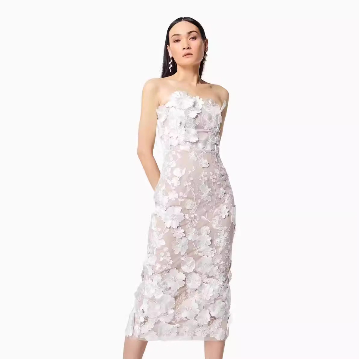 Daniela | Elegante midi-feestjurk