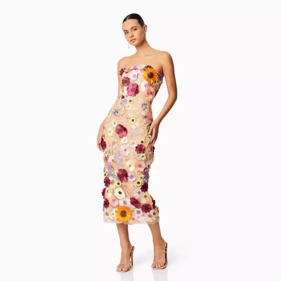 Daniela | Elegante midi-feestjurk