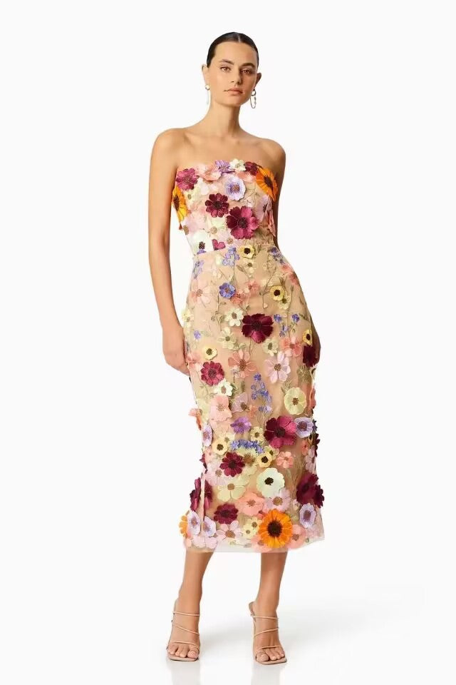 Daniela | Elegante midi-feestjurk