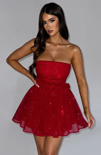 Daniela | Miniabito bustier festivo