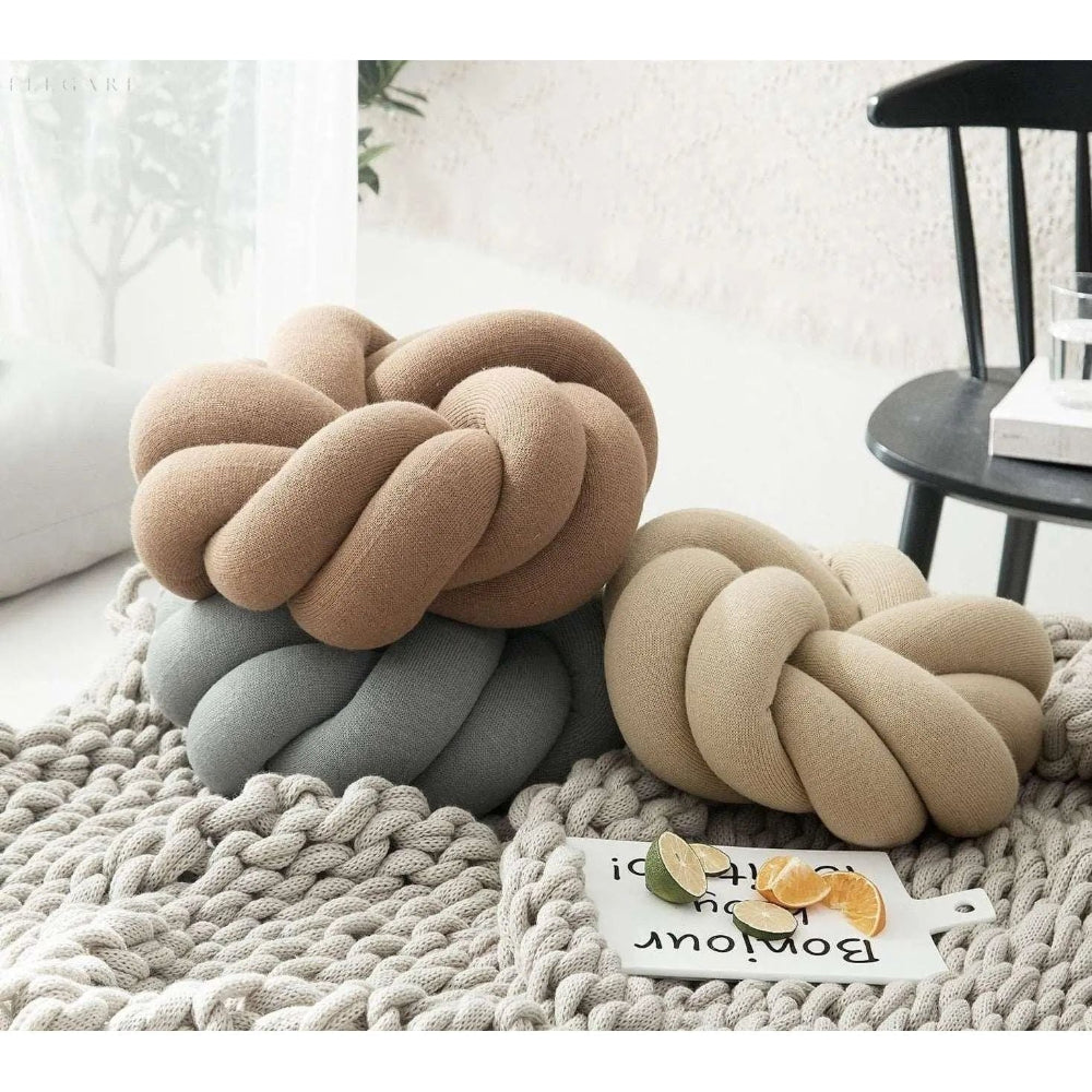 Decoratief Kussen met Knoopdesign