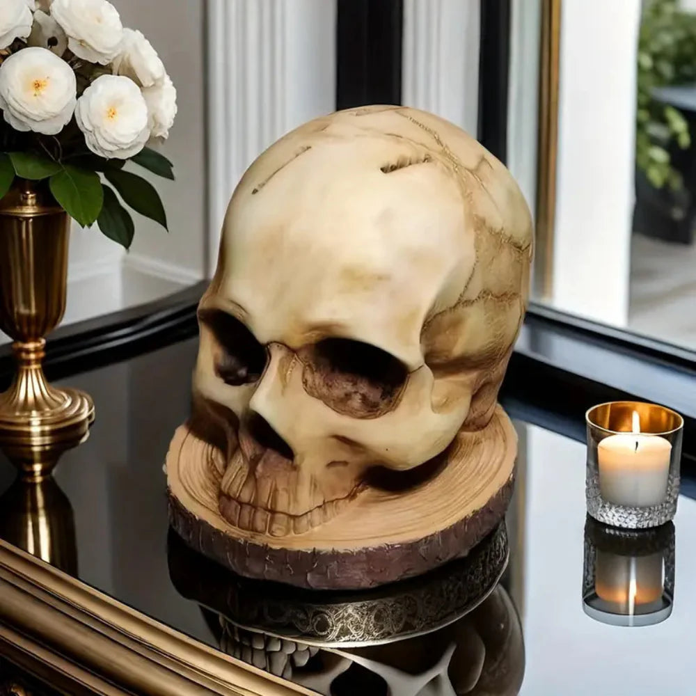 Decoratieve Totenkopf Messenhouder