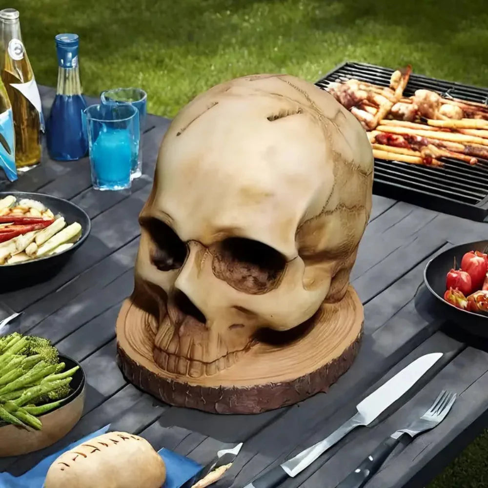 Decoratieve Totenkopf Messenhouder