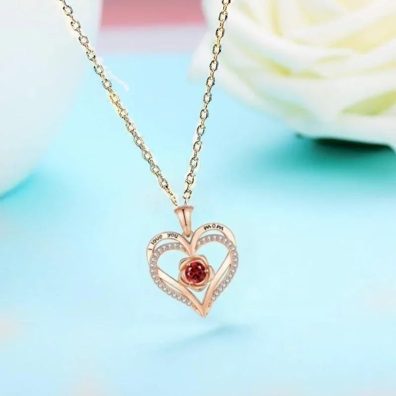 Rozenhart Ruby Necklace for Mothers and Grandmothers