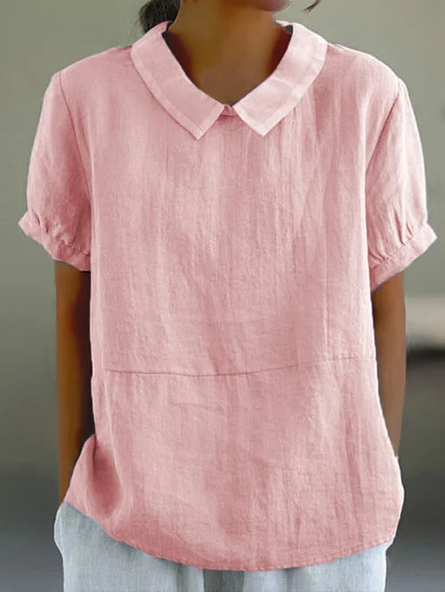 Diana | Elegante top met vintage kraag