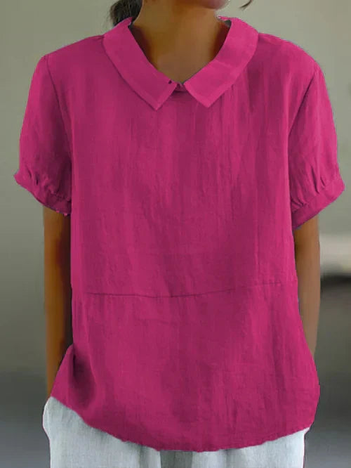 Diana | Elegante top met vintage kraag
