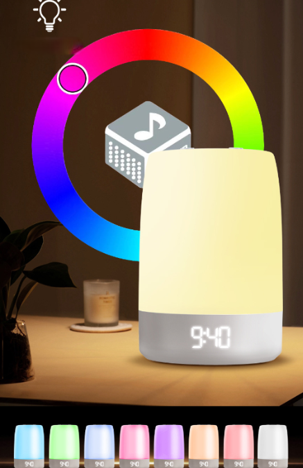Sveglia digitale con luce e controllo touch