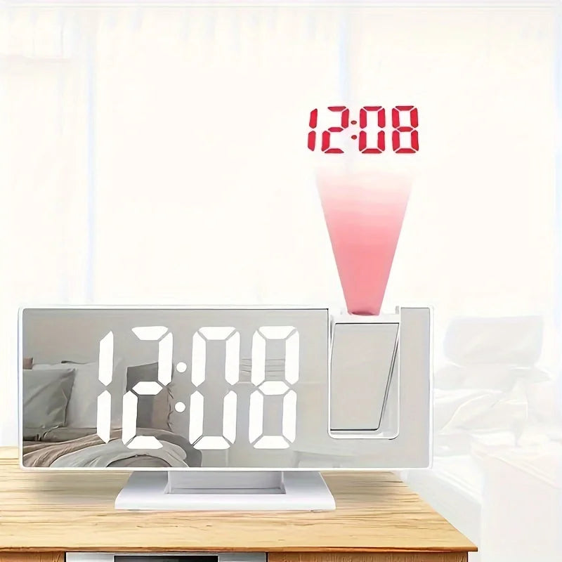Digitale Wekker met Draaiende Projector