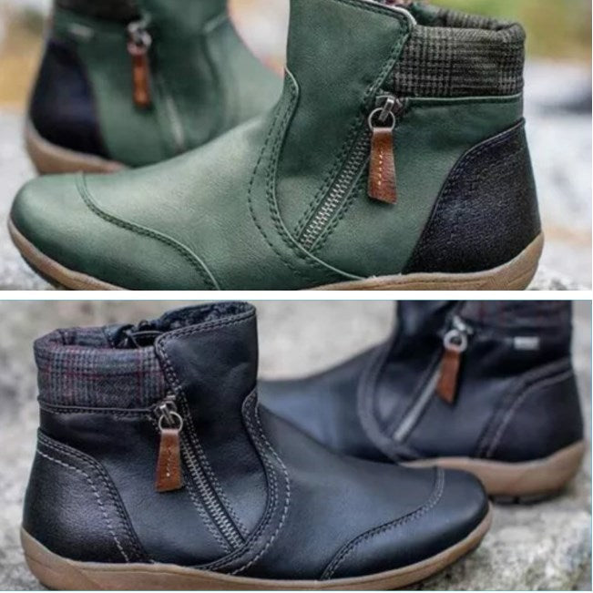 RainGuard | Stivaletti impermeabili da donna | Con cerniera e supporto alla caviglia, chic