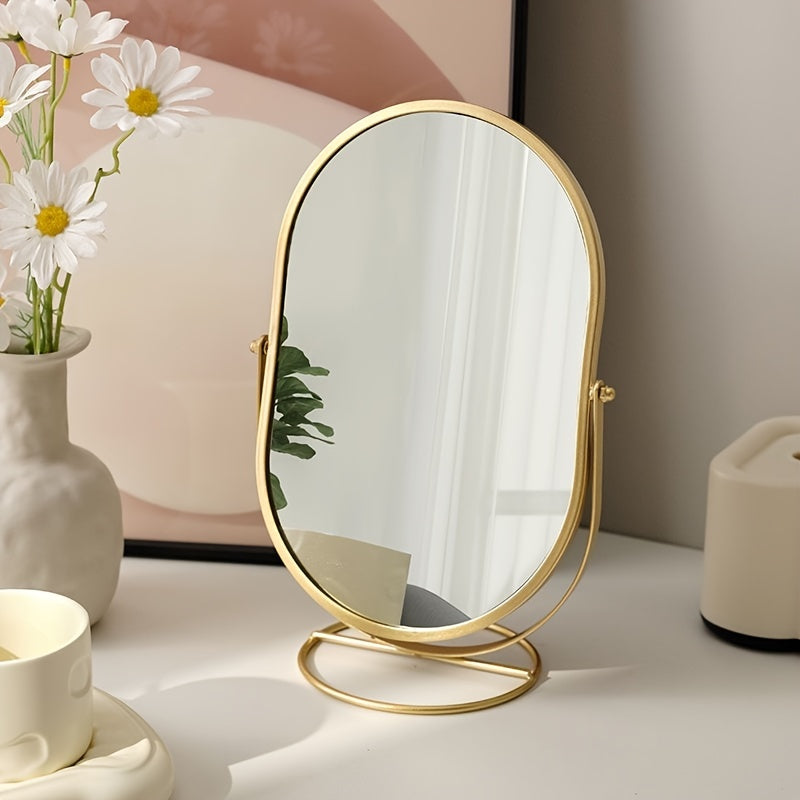 Draagbare Rotating Make-Up Spiegel