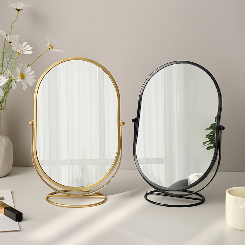 Draagbare Rotating Make-Up Spiegel