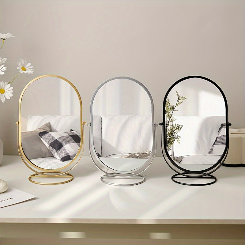 Draagbare Rotating Make-Up Spiegel