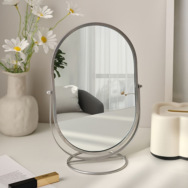 Draagbare Rotating Make-Up Spiegel