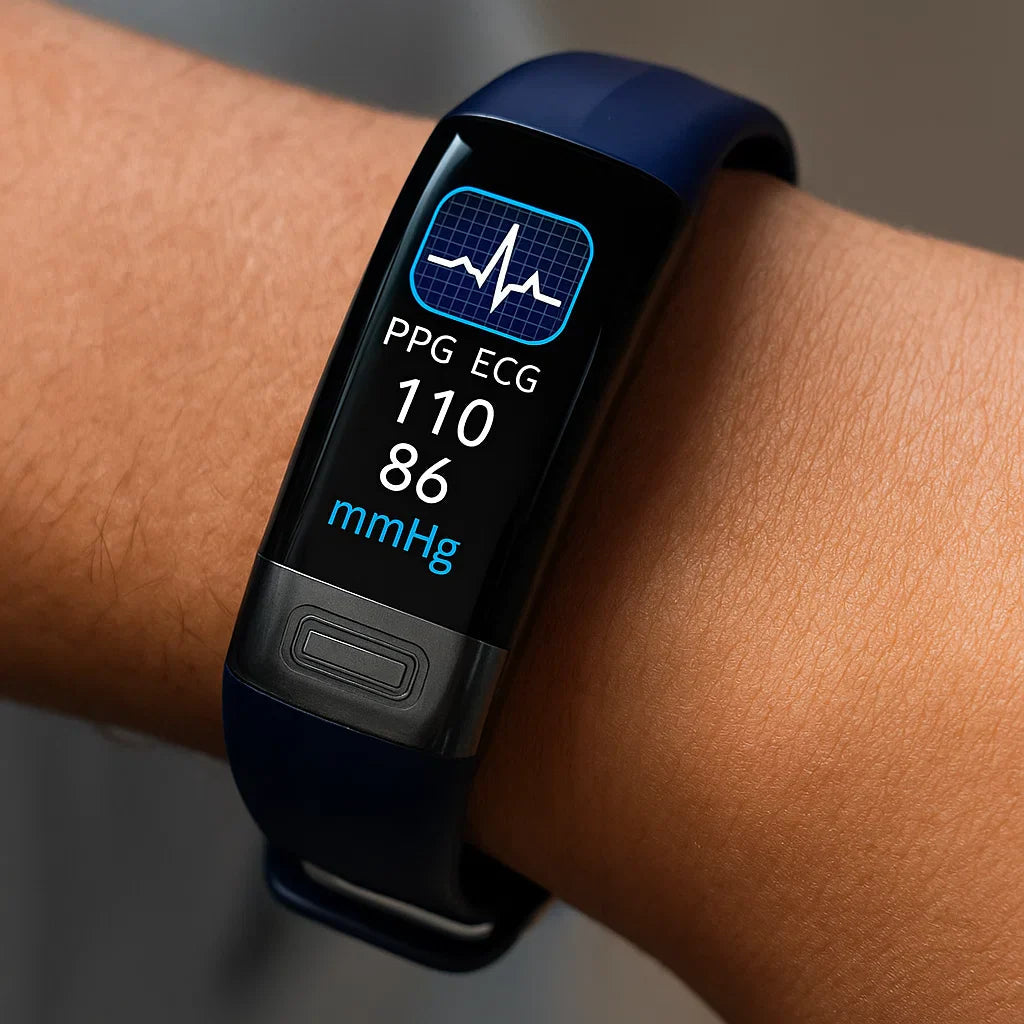 ECG en Bloeddruk Meet Smartwatch