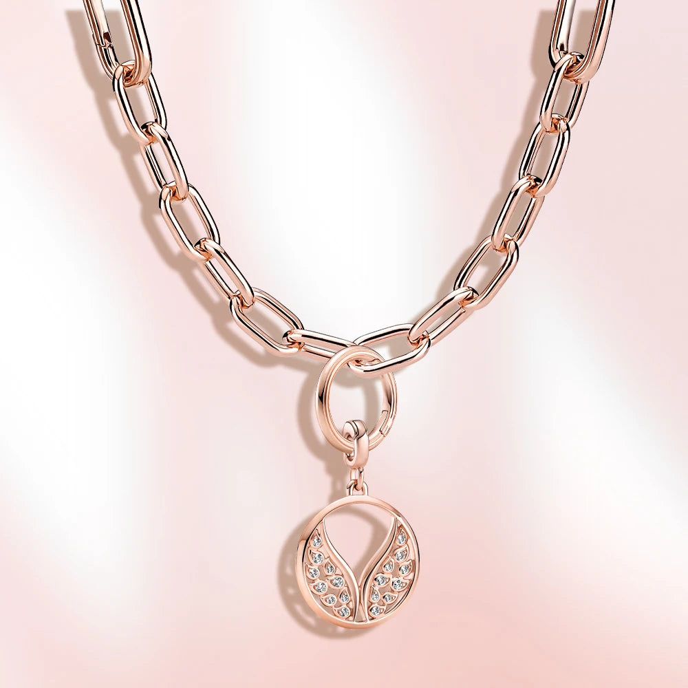 Real 925 Sterling Silver Necklace with Shell Beads