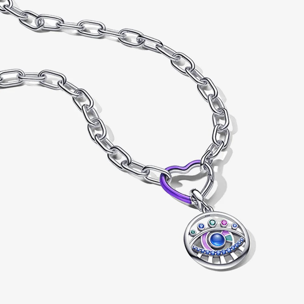 Real 925 Sterling Silver Necklace with Shell Beads