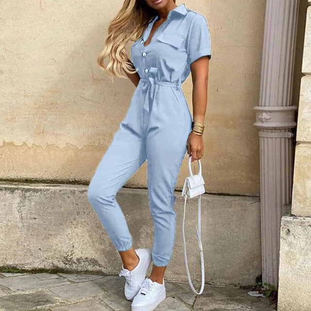 ModeMeester's Stijlvolle Eendelige Jumpsuit voor Vrouwen