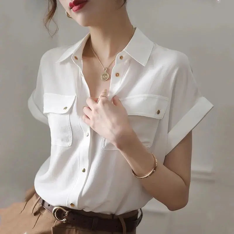 Chiffonbluse von Pleeter Glamour