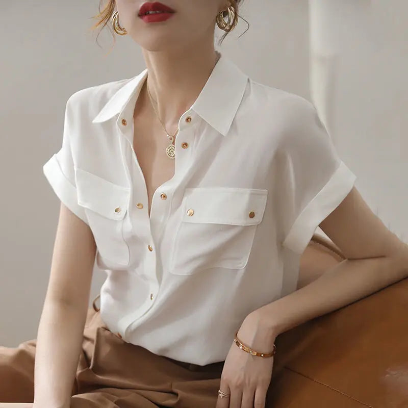 Chiffonbluse von Pleeter Glamour
