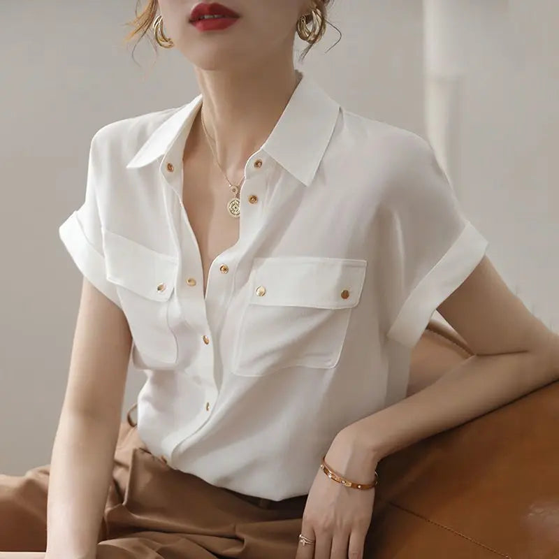 Chiffonbluse von Pleeter Glamour