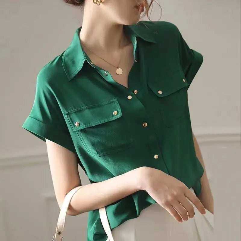 Chiffonbluse von Pleeter Glamour