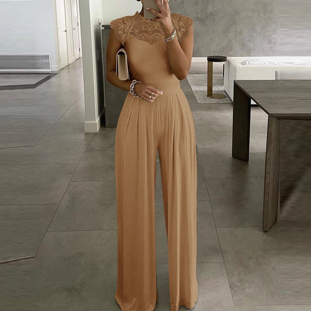 Aurora Ladies Elegant Jumpsuit for Evening Parties and Nighttime Events
