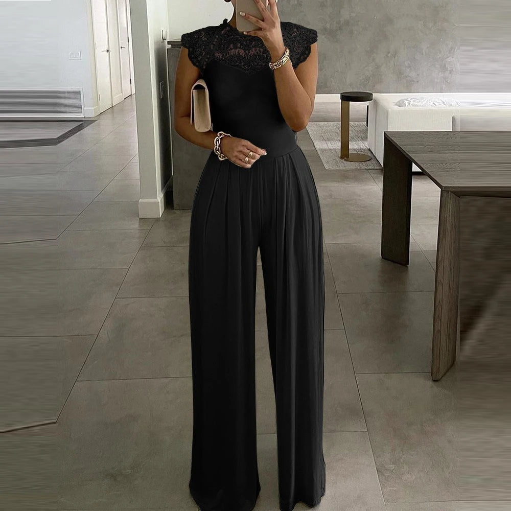 Aurora Ladies Elegant Jumpsuit for Evening Parties and Nighttime Events