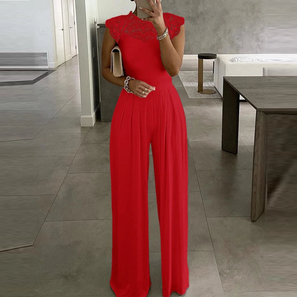Aurora Ladies Elegant Jumpsuit for Evening Parties and Nighttime Events