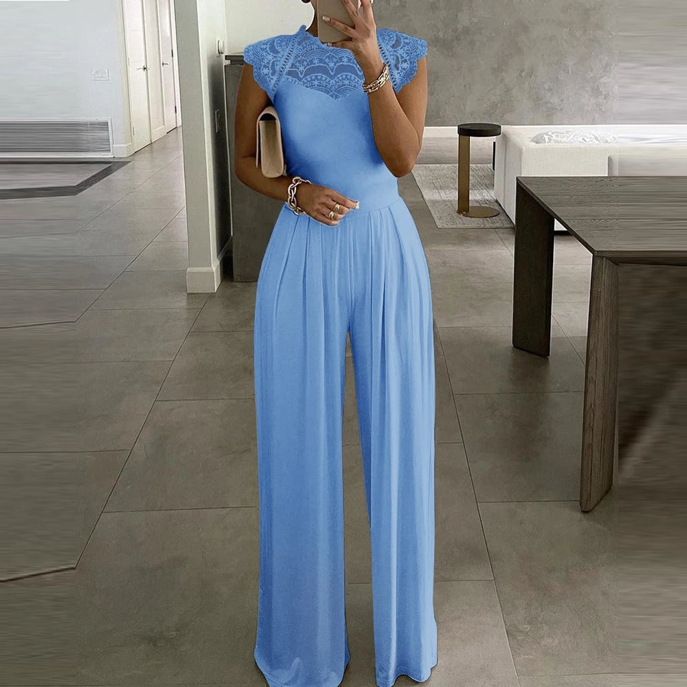 Aurora Ladies Elegant Jumpsuit for Evening Parties and Nighttime Events