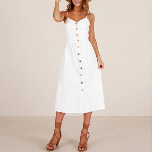 Sunshine Fashion Patchwork Beach Dress for Women