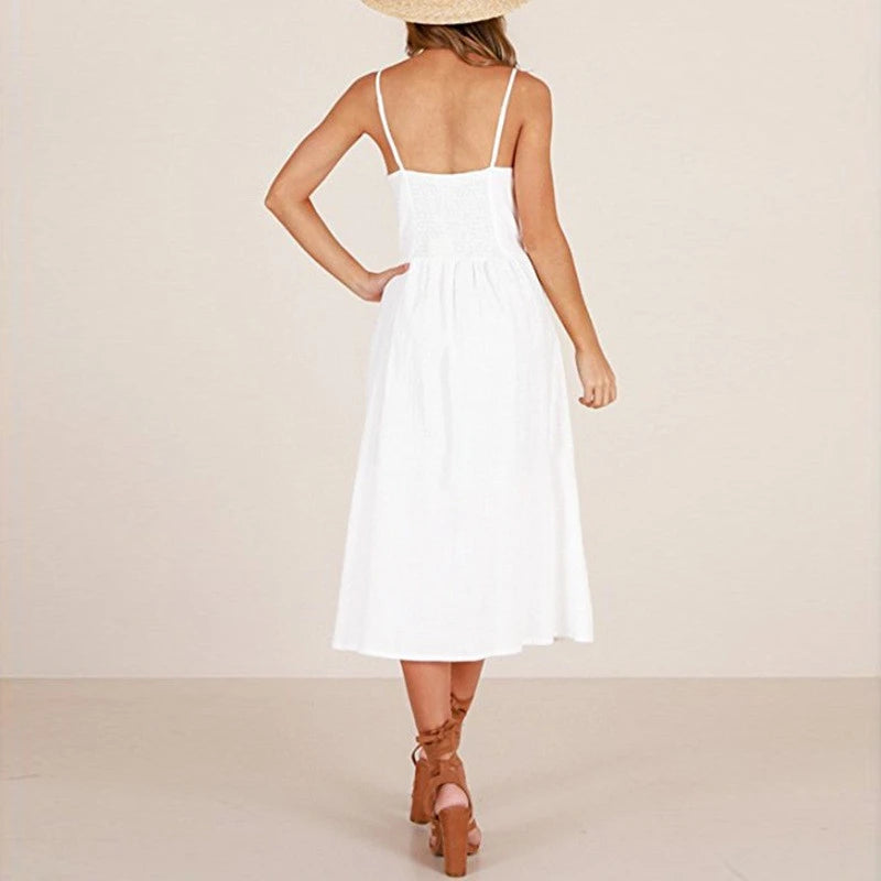 Sunshine Fashion Patchwork Beach Dress for Women