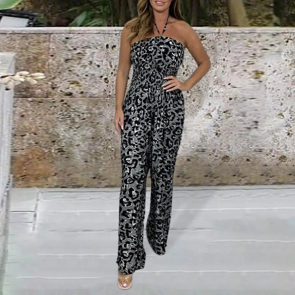 Aurora Leopardprint Jumpsuit