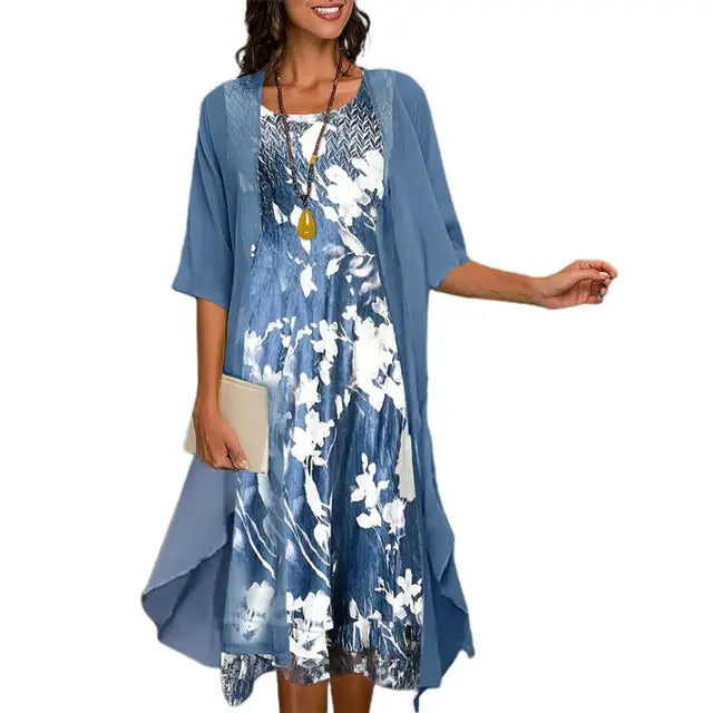 NovaChic vestito estivo e completo blazer per donna