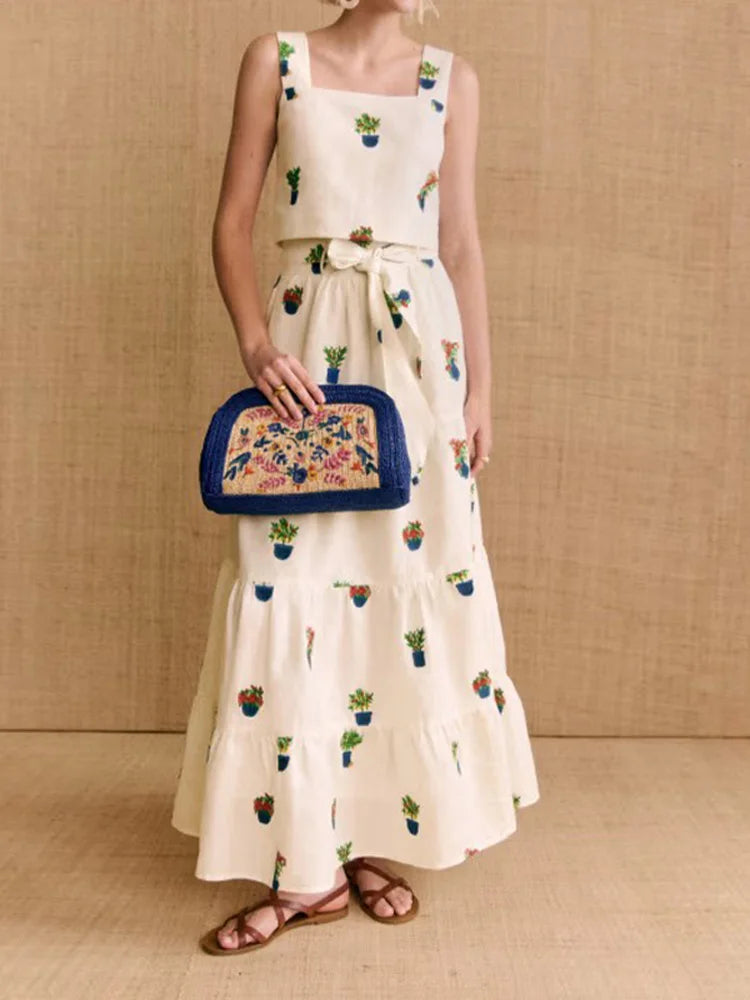 Luna Eleganza Sommer Zweiteiliges Set